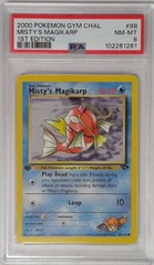 V1686: 2000: Misty's Magikarp: 88/132: 1ST Edition: Gym Challenge: PSA: 8: NM-MT: 102261261